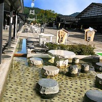 津軽伝承工芸館100人足湯